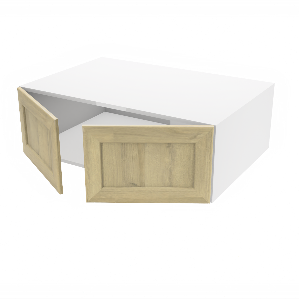 Wall kitchen cabinet 2 doors 37''W x 12''H x 23 3/4''D