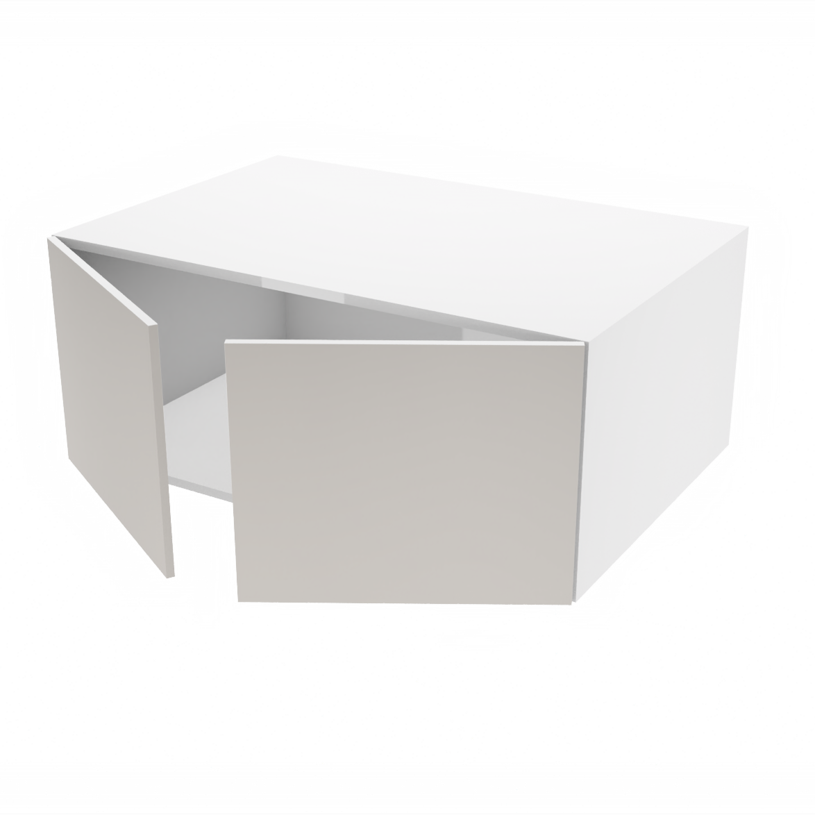 Wall deep kitchen cabinet 2 doors 37''L x 15''x23 3/4''
