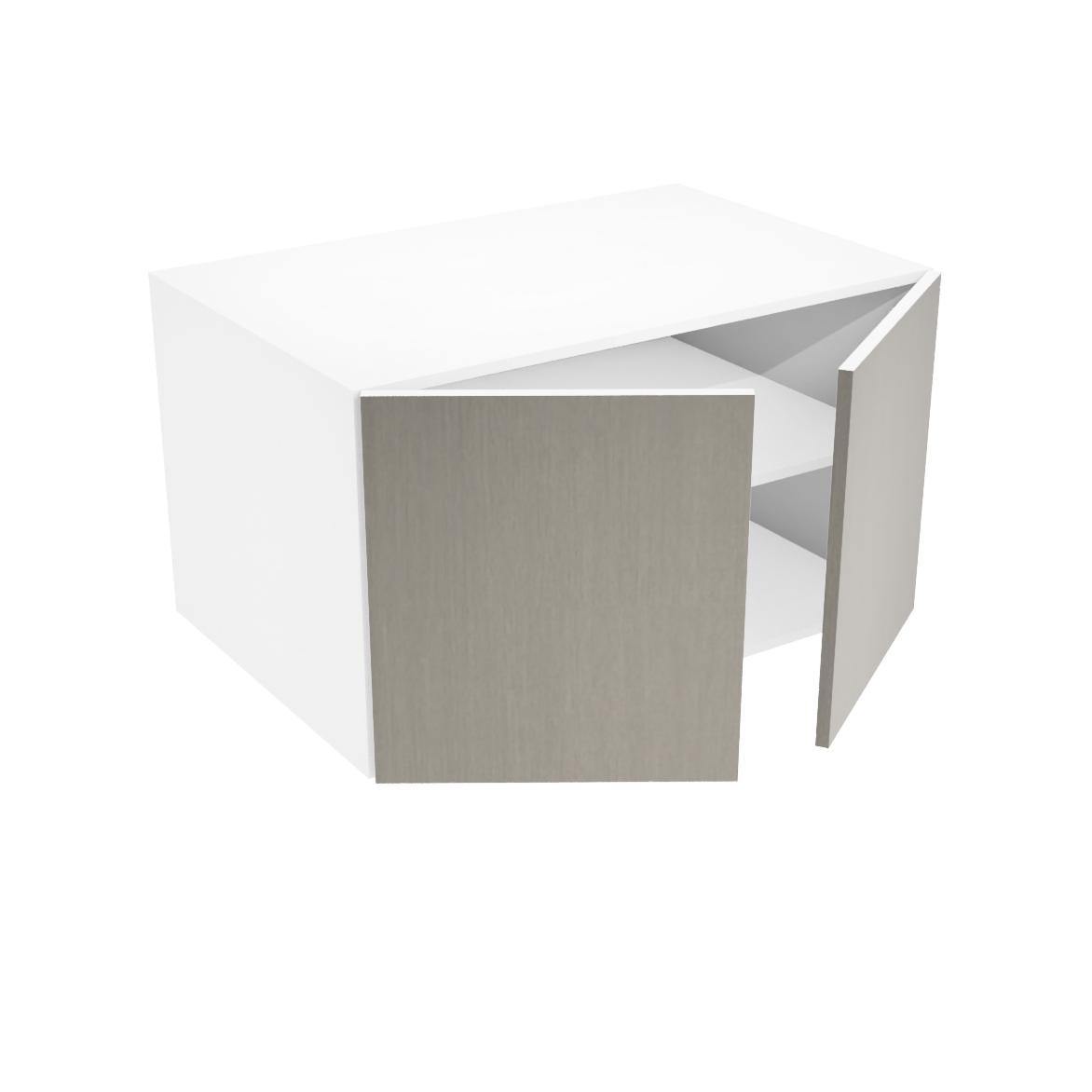 Deep 2-Door Upper Kitchen Cabinet (37''W x 21''H x 23 3/4''D)