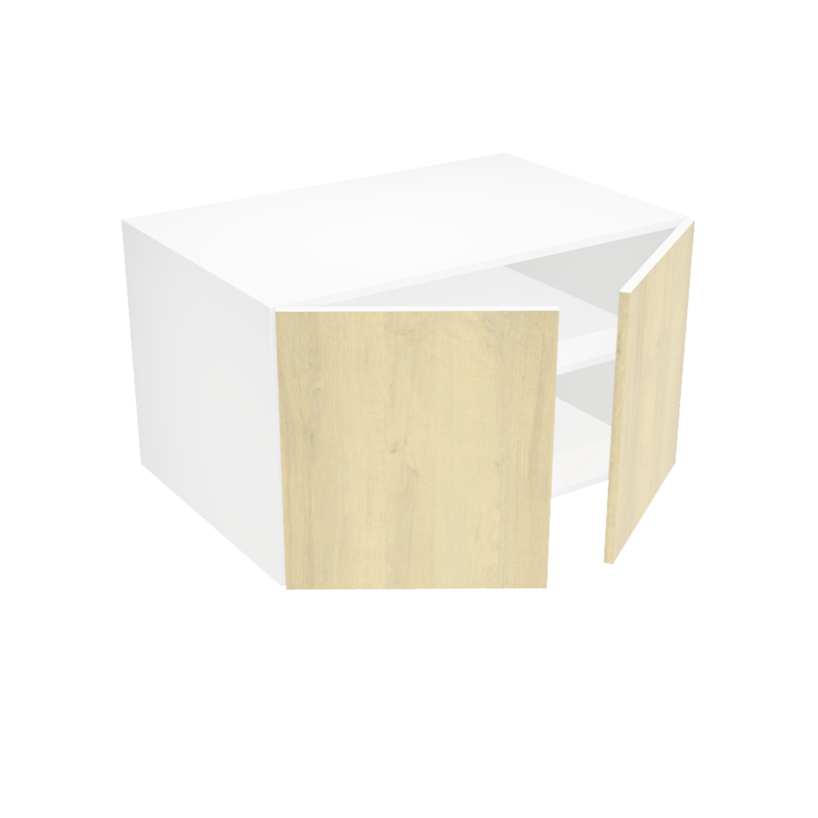 Deep 2-Door Upper Kitchen Cabinet (37''W x 21''H x 23 3/4''D)