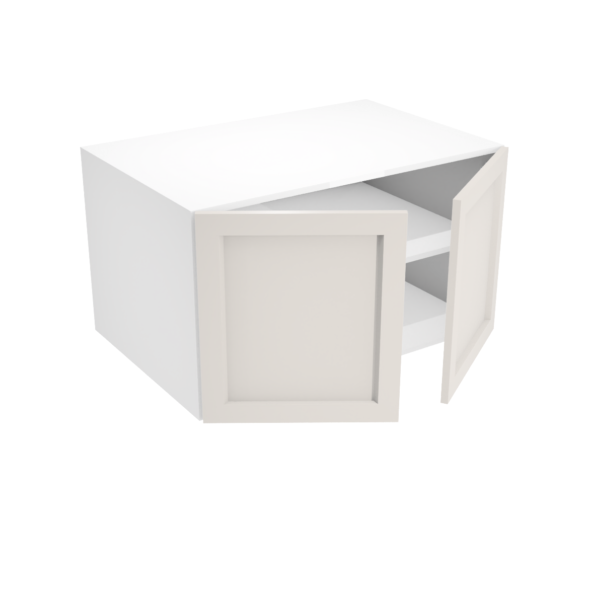 Deep 2-Door Upper Kitchen Cabinet (37''W x 21''H x 23 3/4''D)