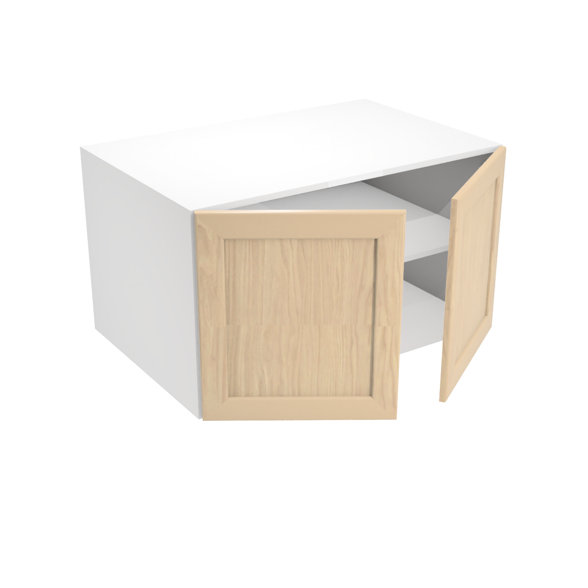 Deep 2-Door Upper Kitchen Cabinet (37''W x 21''H x 23 3/4''D)