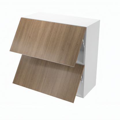 Kitchen wall cabinet horizontal opening (flip) 2-doors