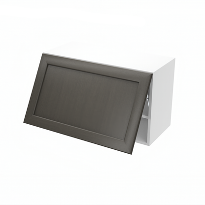 Armoire de cuisine du haut ouverture horizontale (flip) 1 porte (30''L x 18''H)