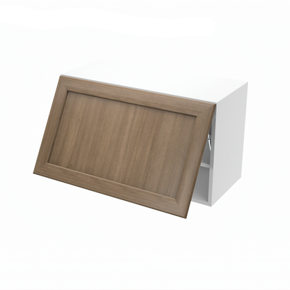 Armoire de cuisine du haut ouverture horizontale (flip) 1 porte (30''L x 18''H)