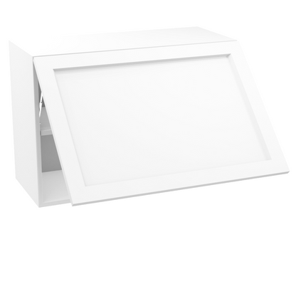 Kitchen wall horizontal opening (flip) 1 door cabinet 30''W x 21''H