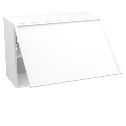 Kitchen wall horizontal opening (flip) 1 door cabinet 30''W x 21''H