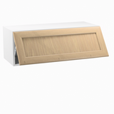 Armoire de cuisine du haut ouverture horizontale (flip) 1 porte  (30''L x 15''H) (armoire vitrée possible)