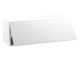 Armoire de cuisine du haut ouverture horizontale (flip) 1 porte  (30''L x 15''H) (armoire vitrée possible)