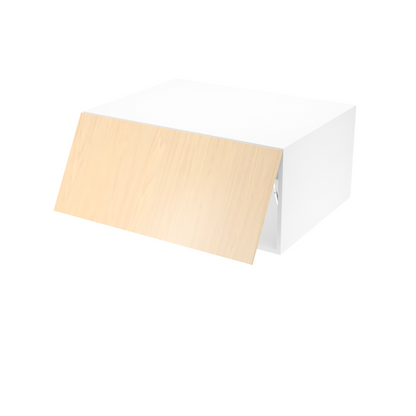 Wall kitchen cabinet with horizontal opening (flip) 1 door 33''L x 15''H x 23 3/4''D