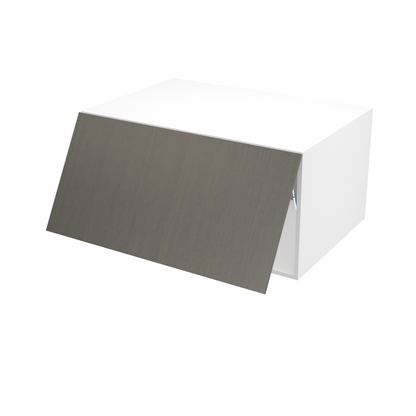 Kitchen wall horizontal opening (flip) 1 door cabinet 33''W x 18''H x 23 3/4''D