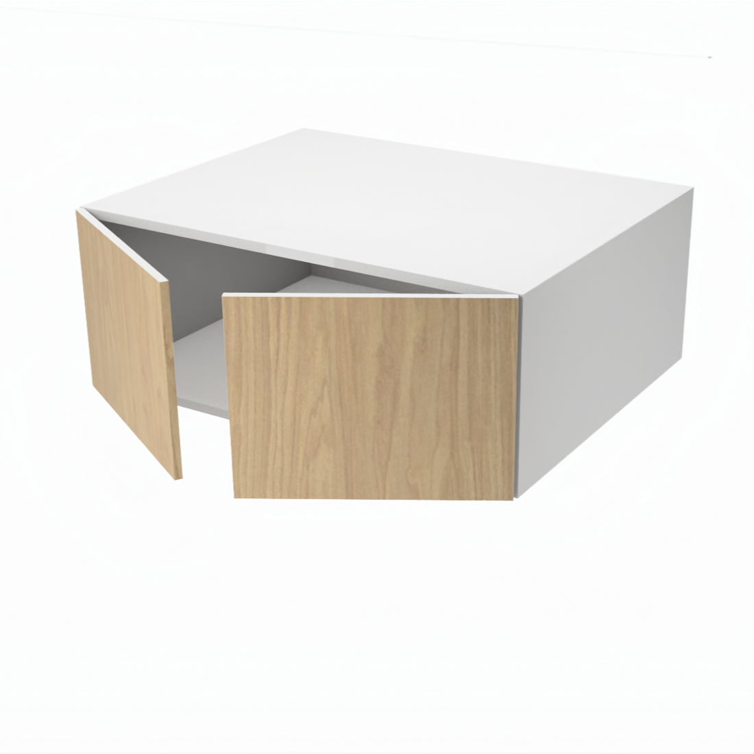 Wall kitchen cabinet 2 doors 31''W x 12''H x 23 3/4''D