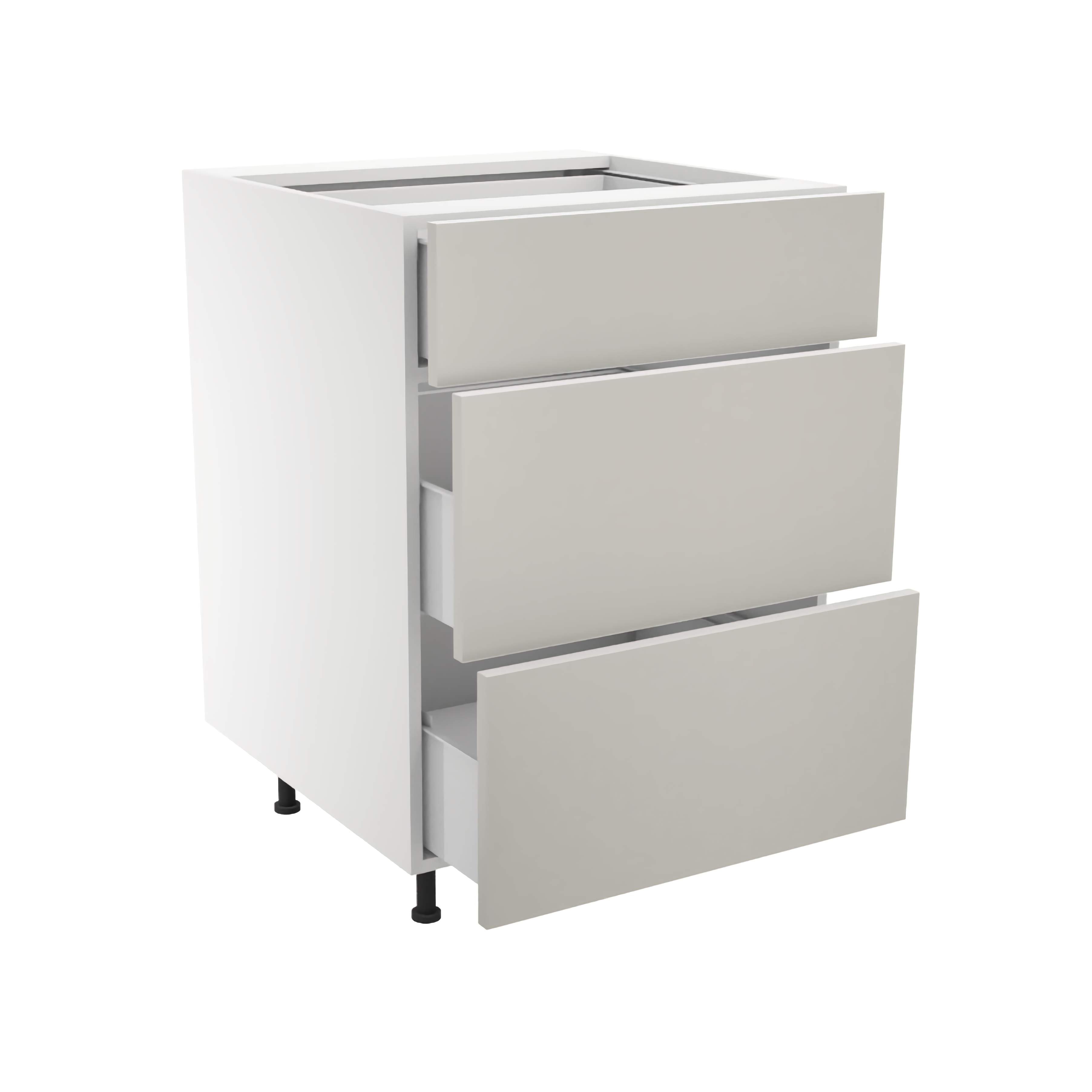 Armoire de cuisine du bas 3 tiroirs (24''L)