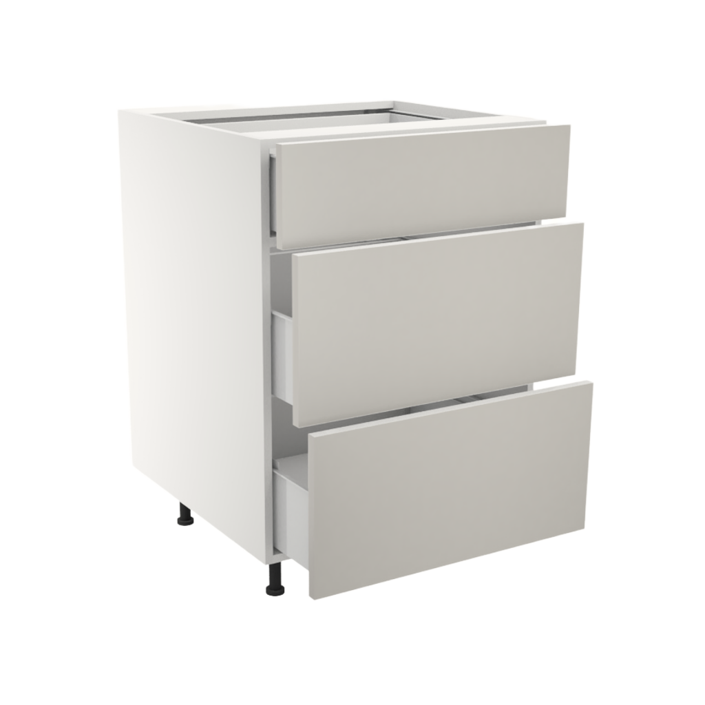 Armoire de cuisine du bas 3 tiroirs (24''L)