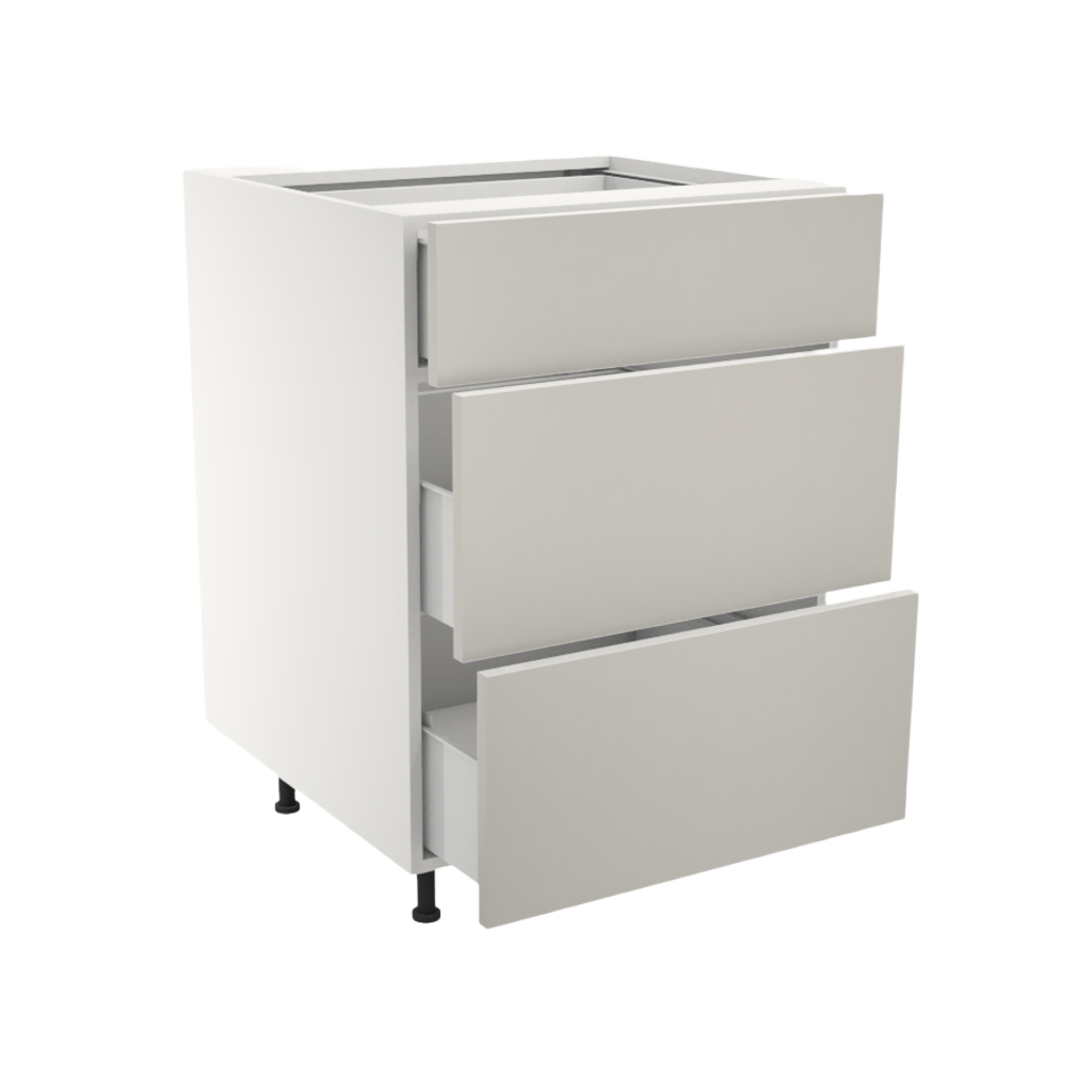 Armoire de cuisine du bas 3 tiroirs (24''L)