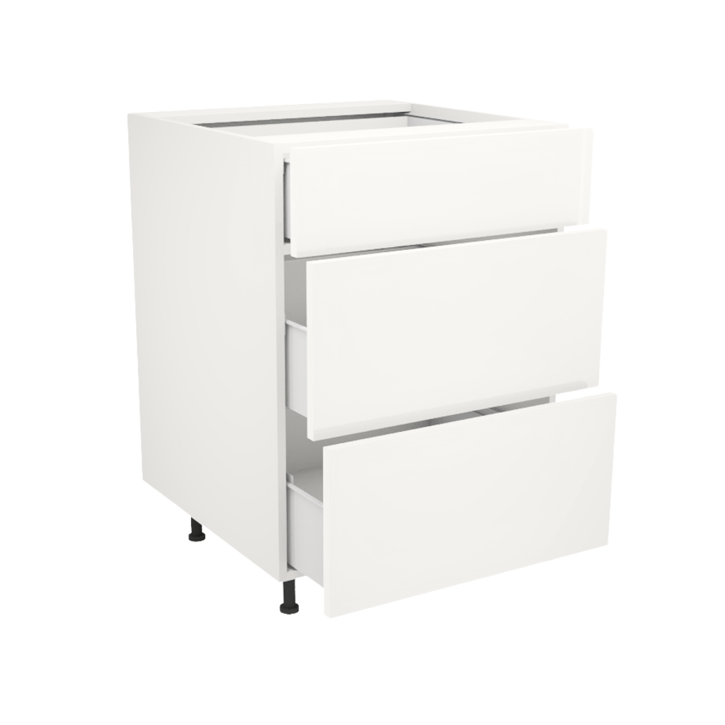 Armoire de cuisine du bas 3 tiroirs (24''L)