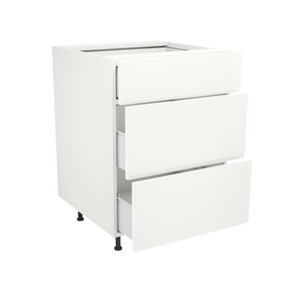 Armoire de cuisine du bas 3 tiroirs (24''L)