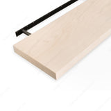 Tablette autoportante/flottante blanche, noyer ou merisier disponible en plusieurs grandeurs