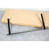 Tablette autoportante/flottante blanche, noyer ou merisier disponible en plusieurs grandeurs