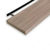 Tablette autoportante/flottante blanche, noyer ou merisier disponible en plusieurs grandeurs