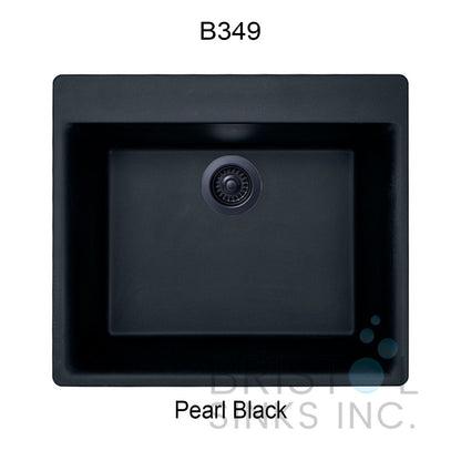 Évier simple sur comptoir Virtuo Granite B346-B349