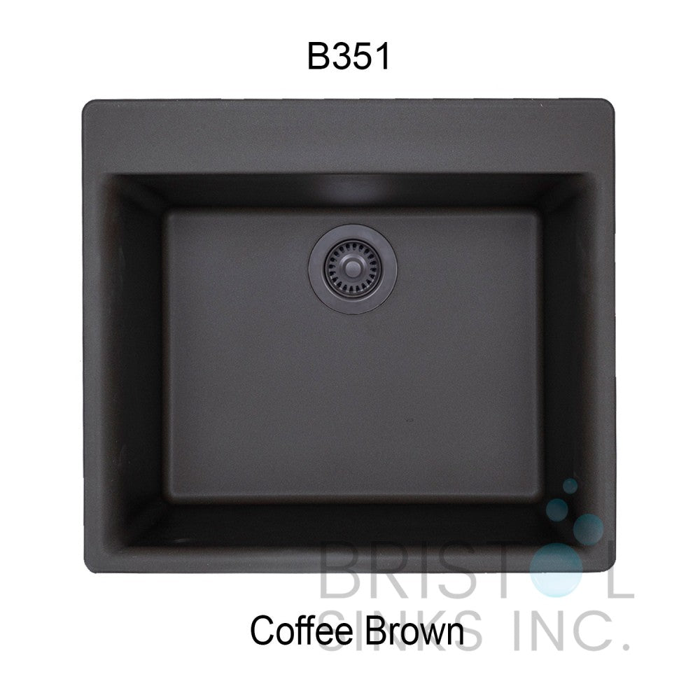 Évier simple sur comptoir Virtuo Granite B346-B349