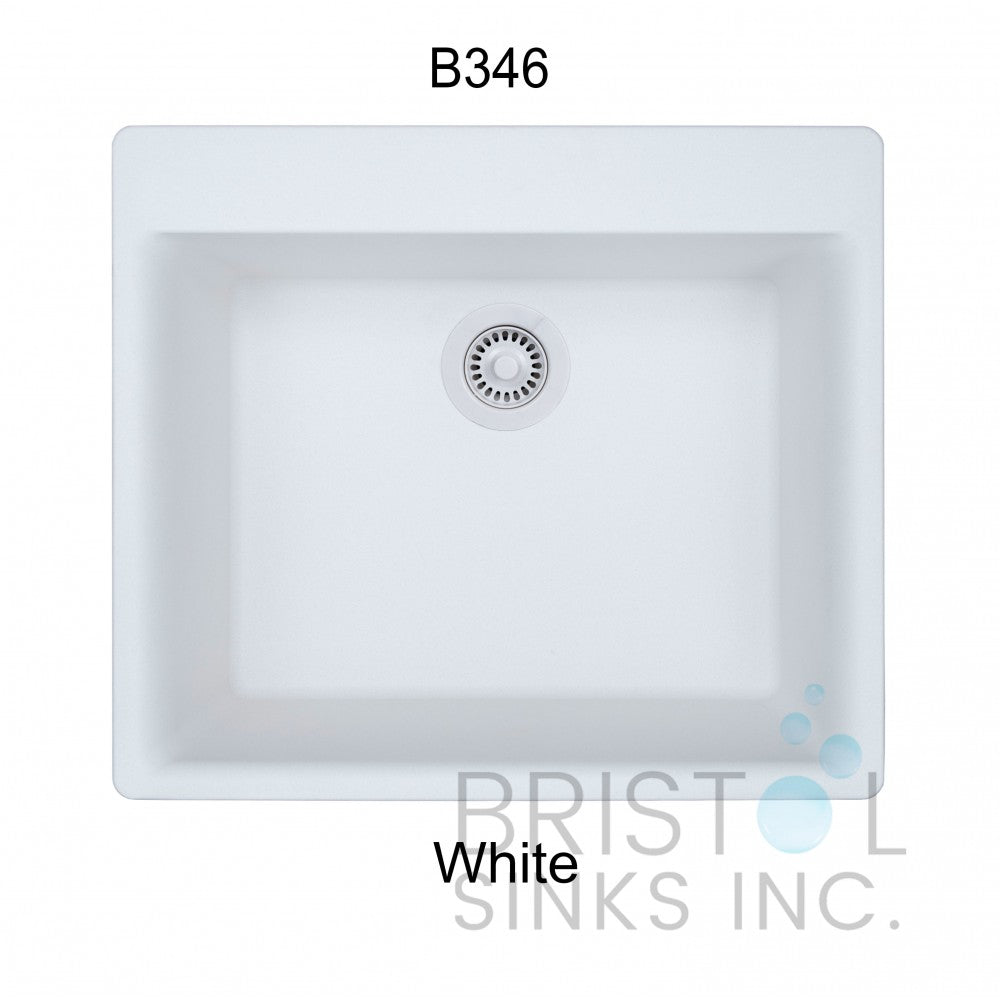 Évier simple sur comptoir Virtuo Granite B346-B349