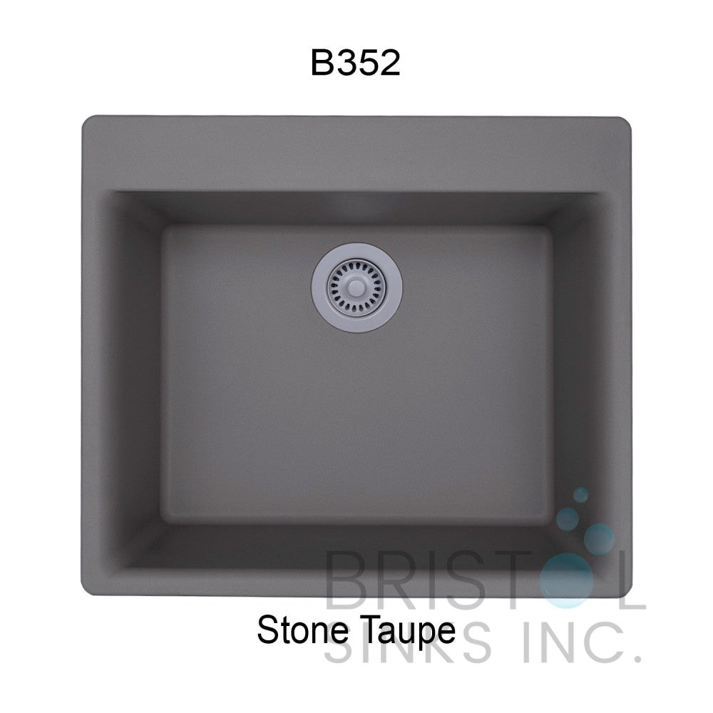 Évier simple sur comptoir Virtuo Granite B346-B349
