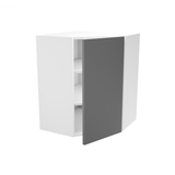 Diagonal corner wall kitchen cabinet 24''W x 36''H 