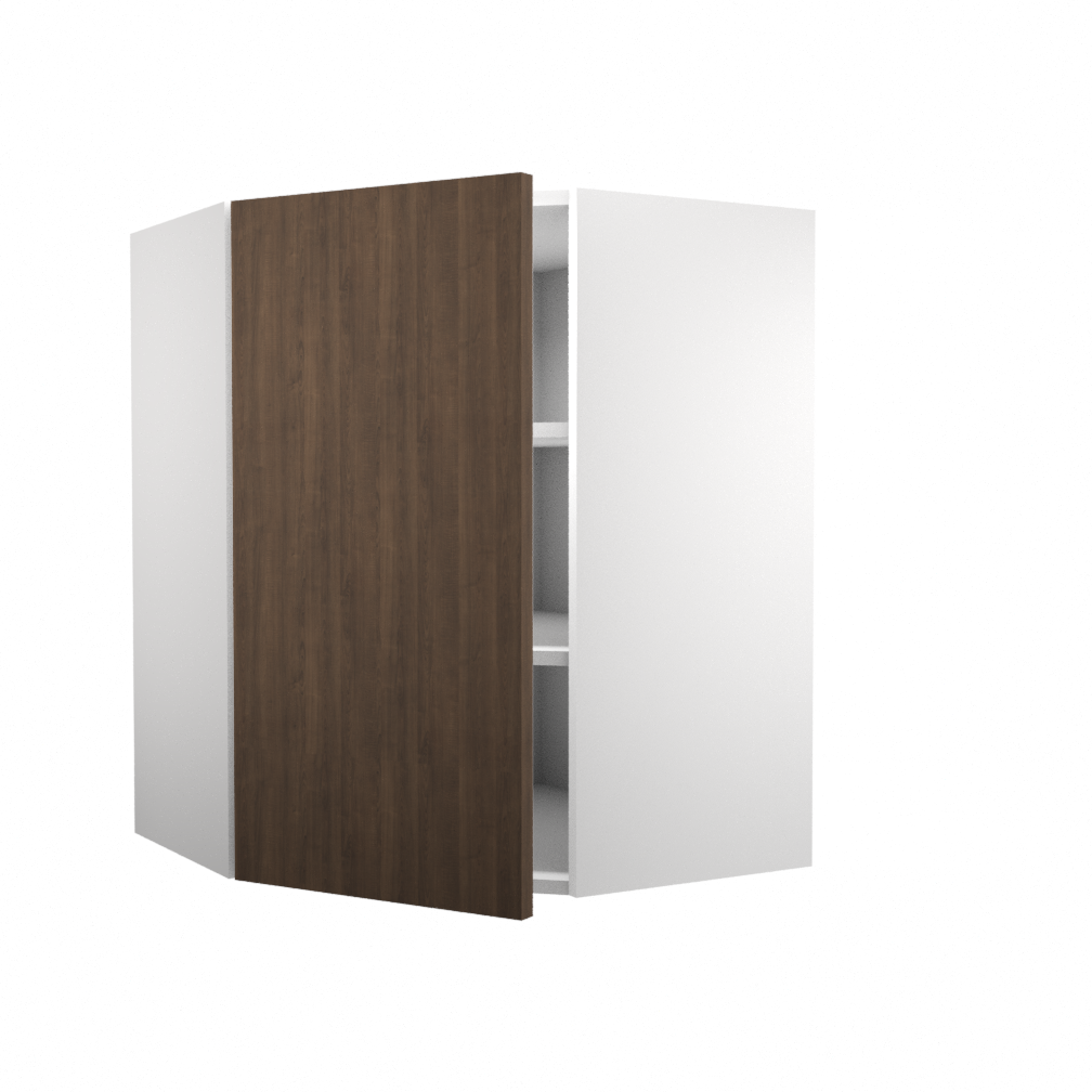 Diagonal corner wall kitchen cabinet 24''W x 36''H 