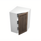 Diagonal corner wall kitchen cabinet 24''W x 36''H 
