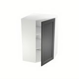 Diagonal corner wall kitchen cabinet 24''W x 36''H 