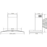 Broan Chimney Hood 30'' EW4630SS