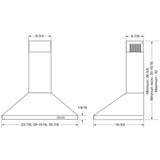 Broan Chimney Hood 30'' EW4830BLS