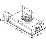 Broan recessed (built-in) 21'' PM300SS