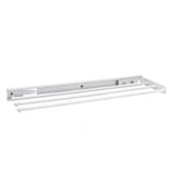 Barre à serviettes blanche coulissante triple 56347 Rev-A-Shelf