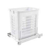 Rev-A-Shelf White Pull-Out Laundry Hamper 1520030