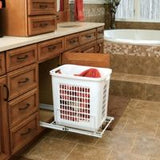 Rev-A-Shelf White Pull-Out Laundry Hamper 1520030