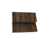 Kitchen wall horizontal opening (flip) 2 door cabinet 30''W x 36''H 