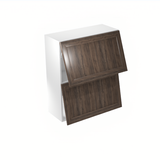 Kitchen wall horizontal opening (flip) 2 door cabinet 30''W x 36''H 