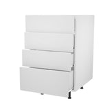 Kitchen 4 drawer base cabinet 21''