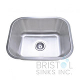 Single rectangular undermount sink 23