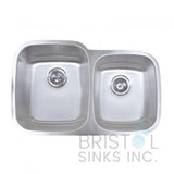Bristol double bowl sink 32 x 20 3/4 x 9 x 7 