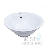 Round porcelain washbasin BV108