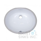 Lavabo ovale B600-W