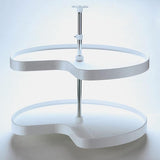 Plateau tournant de Real Solutions, plastique blanc 28''