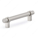 Modern brushed nickel handle BP5016128195