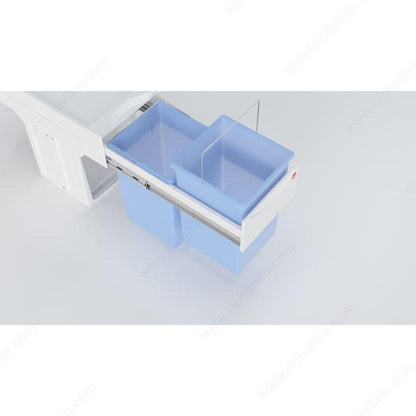 Poubelle coulissante antibactérienne Tandem - Kwizine en stock