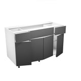 Vanité portes et tiroirs 48” CSV48 1FD -2D - Kwizine en stock